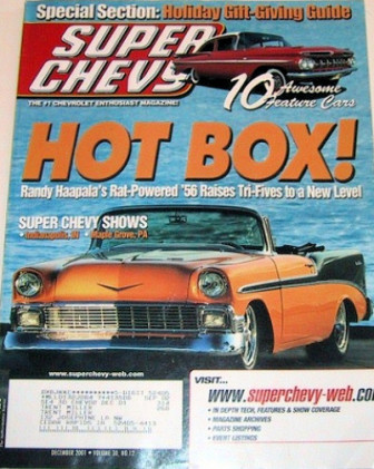 SUPER CHEVY 2001 DEC - LATE CAMAROS, MICHAEL JONAS